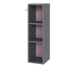 Навесной шкаф открытый "Сириния пудра"