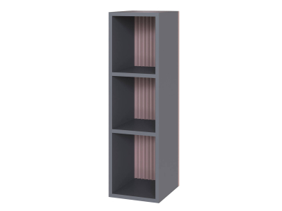 Навесной шкаф открытый "Сириния пудра"  Навесной шкаф открытый "Сириния пудра"