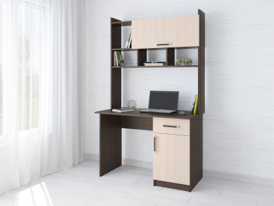 Стол компьютерный "Квартет-10 венге/дуб" Стол компьютерный "Квартет-10 венге/дуб"