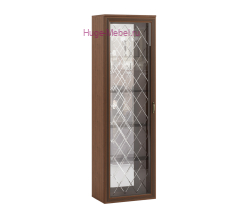 Пенал-витрина надставной "Ливорно ЛШ-8" орех