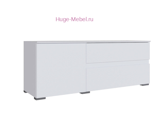 ТВ тумба малая "Плейона" белая