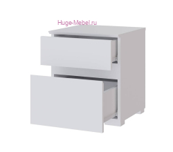 Прикроватная тумба "Плейона" белая