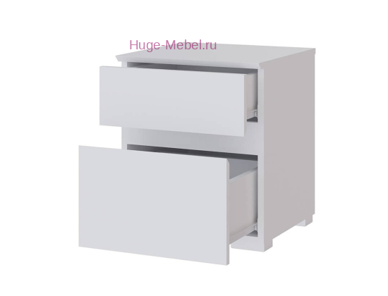 Прикроватная тумба "Плейона" белая