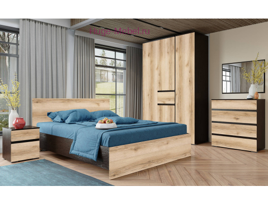 Мебель для спальни "Плейона" венге