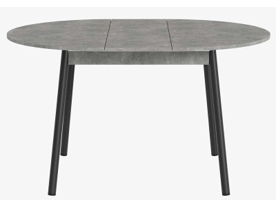 Стол раскладной "Цент бабочка" Ателье светлое ЛДСП (подстолье конус черное)