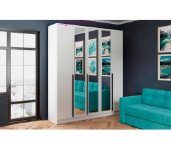 Шкаф платяной "Мадрид" 2 м белый