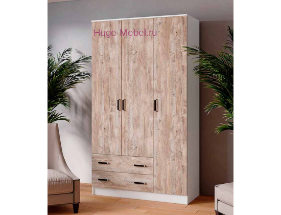 Шкаф без зеркала "Лагуна" дуб юкон