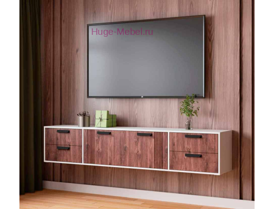 Тумба ТВ 2.2 метра "Парус-12 дуб палермо"