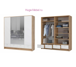 Шкаф 4-х створчатый "Ирис" ШК-04
