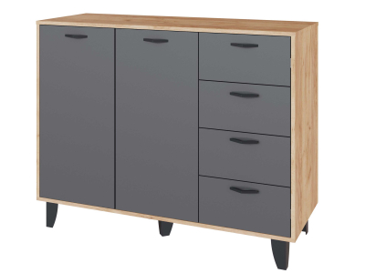 Комод "Катрин 12 графит" Комод "Катрин 12 графит"