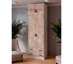 Шкаф "Лагуна-08 дуб юкон" высотой 255 см