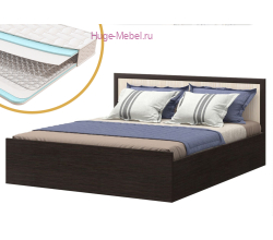 Кровать с матрасом Фиеста эконом 140х200