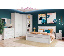 Спальня с угловым шкафом "Ливорно К1" анкор