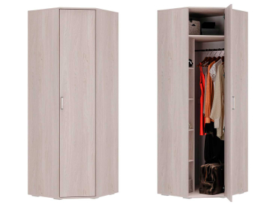 Шкаф угловой "Белла" ясень белый Шкаф угловой "Белла" ясень белый