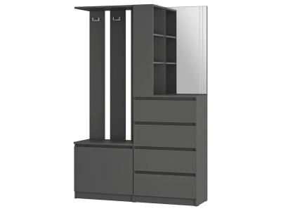 Прихожая "Симпл ПР-04" графит