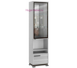 Пенал со стеклом "Модена МШ-3" анкор