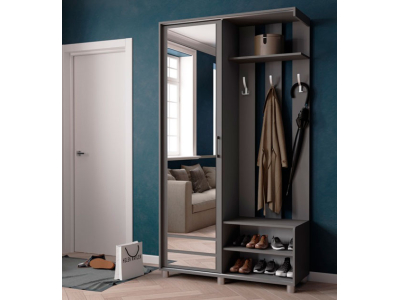 Прихожая "Ларго-2" графит серый