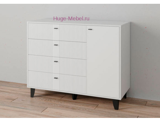Комод "Катрин-13 белый снег"