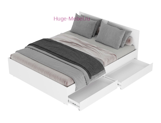 Кровать 140х200 "Симпл" белая