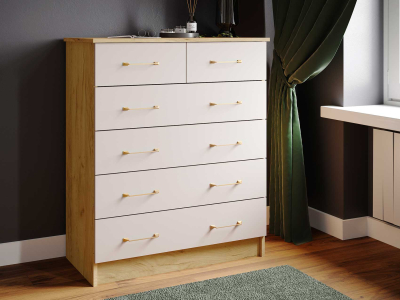 Комод "Катрин 5К" кашемир+крафт Комод "Катрин 5К" кашемир+крафт