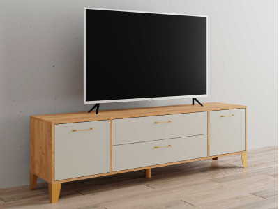 Тумба ТВ "Парус-13 кашемир/крафт золотой" Тумба ТВ "Парус-13 кашемир/крафт золотой"