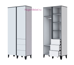 Шкаф 2-створчатый с ящиками "Амара"