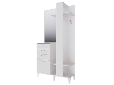 Прихожая "Толедо ТЦС-30" белая