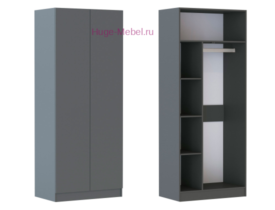 Шкаф универсальный "Руэлла" графит серый