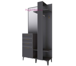 Прихожая "Толедо ТЦС-30" графит