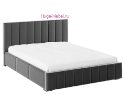 Кровать 1,8 "Нега" серая с подъемным механизмом
