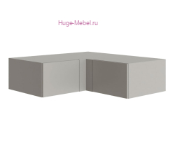 Антресоль Н300 для углового шкафа "Мадрид" кашемир (угол прямой)