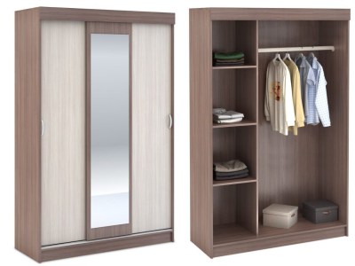 Шкаф-купе Андрей-4 Ясень Шкаф-купе Андрей-4 Ясень