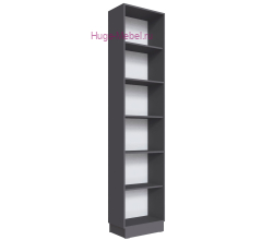 Шкаф торцевой 25 см "Мадрид" графит