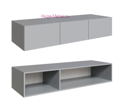 Антресоль Н300 для шкафов "Мадрид" 1.5 метра (серый)