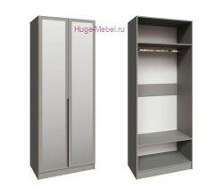 Шкаф 90 см с зеркалом "Мадрид" мокко