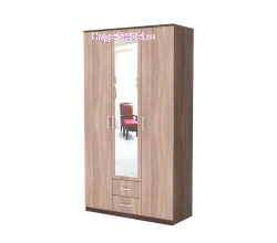 Шкаф 3-х створчатый Трио ясень