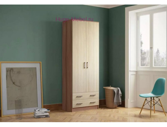 Шкаф с ящиками Дуэт ясень