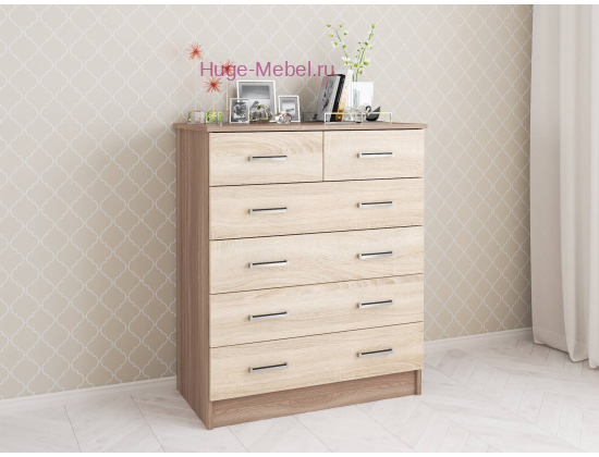Комод "Катрин 5 Шимо / Сонома"
