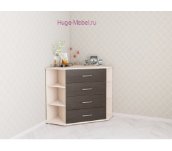 Угловой комод "Катрин 7 Дуб / Венге"