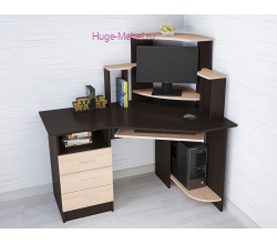 Угловой компьютерный стол "Грета-7 Венге"
