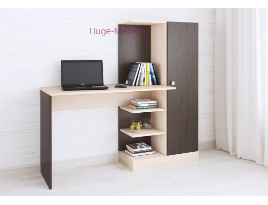 Стол компьютерный "Квартет-6 Венге/Дуб"