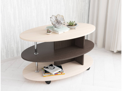 Стол журнальный "Консул-4 Венге / Дуб" Стол журнальный "Консул-4 Венге / Дуб"