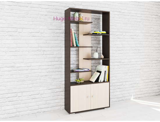 Стеллаж Ромео-4 венге/дуб