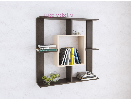 Полка навесная ПН-1 венге/дуб молочный