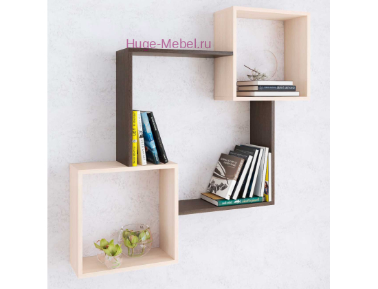 Полка навесная ПН-2 венге/дуб молочный