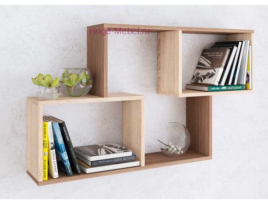 Полка навесная ПН-3 шимо/сонома