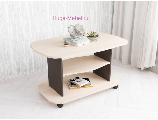 Стол журнальный "Консул-2 Венге / Дуб"