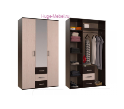Шкаф 3-х створчатый "Белла"