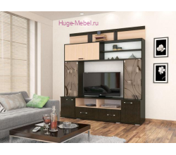 Стенка "Оскар-18 ОГЦС-2 венге"